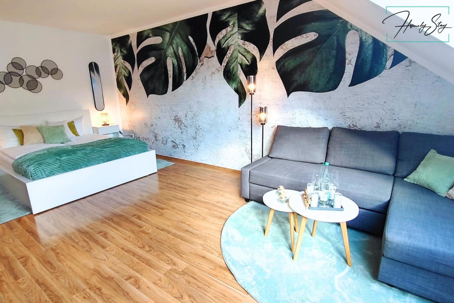 Appartement Homely Serenity Greens - Stylisch Studio-apartment With Kitchen - 10 Min To Station, Pet Friendly Munich